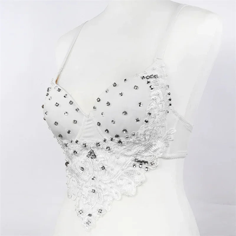 Visivane Crop Corset Tops Club Party Bra Tank Top Gothic Overbust Corsets Blusas Shirt  Bustiers