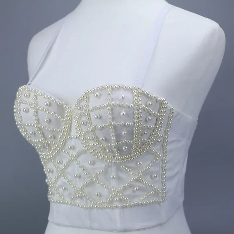 Visivane Crop Corset Tops Club Party Bra Tank Top Gothic Overbust Corsets Blusas Shirt  Bustiers
