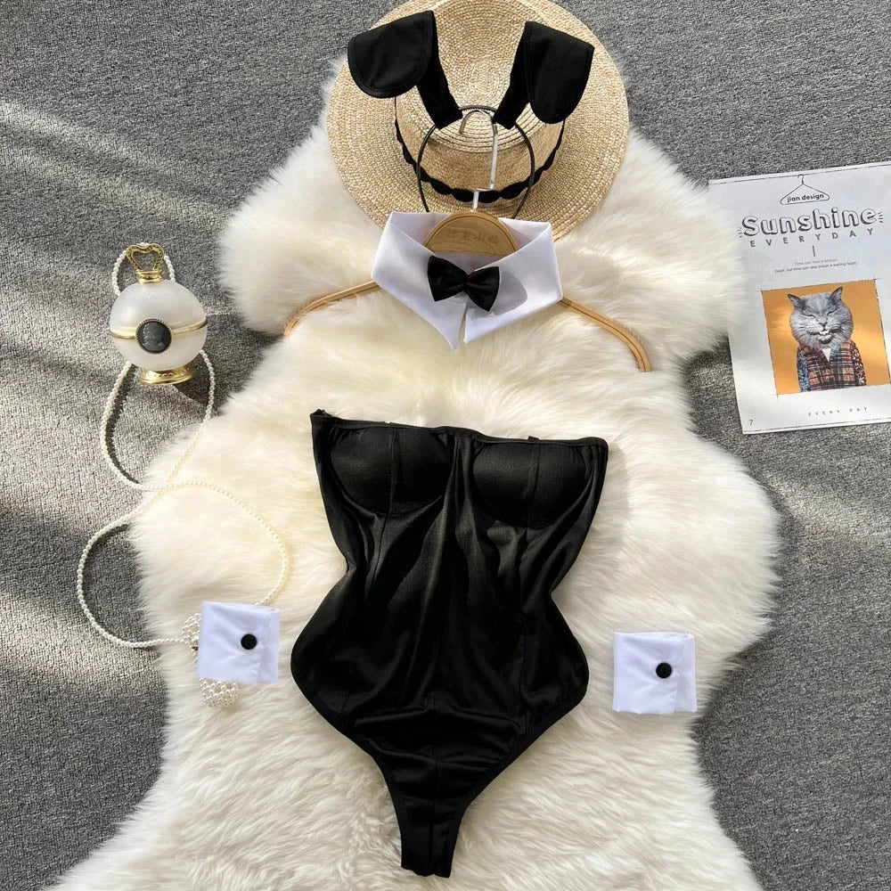 Bras Underwear Sets Lingerie Outfit Bra and Panty Set  Attractive Chest Below Sex