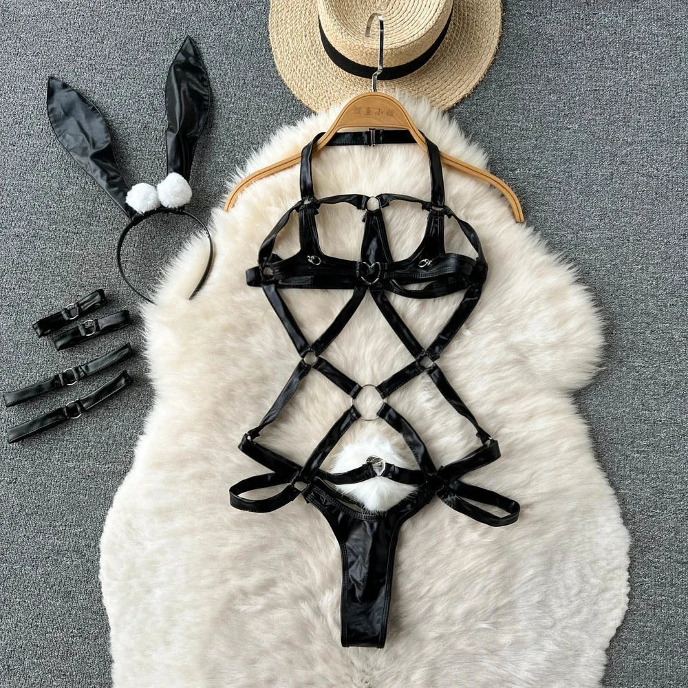 Bras Underwear Sets Lingerie Outfit Bra and Panty Set  Attractive Chest Below Sex