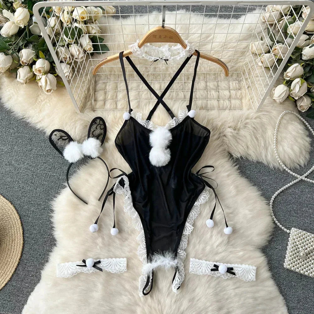 Bras Underwear Sets Lingerie Outfit Bra and Panty Set  Attractive Chest Below Sex