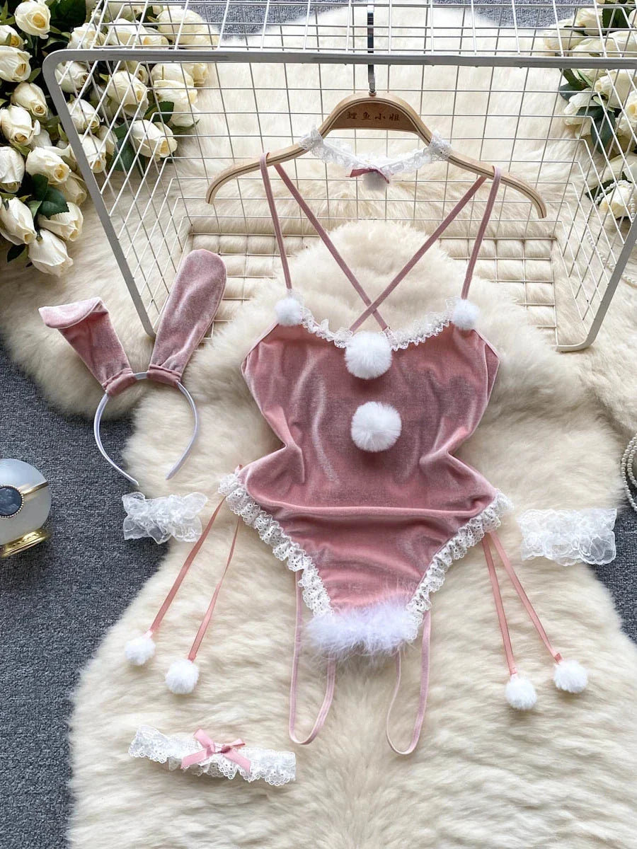 Bras Underwear Sets Lingerie Outfit Bra and Panty Set  Attractive Chest Below Sex