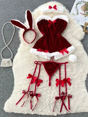 Lingerie Set Attractive Bra And Panty Outfit with Chest Underwear below Waist