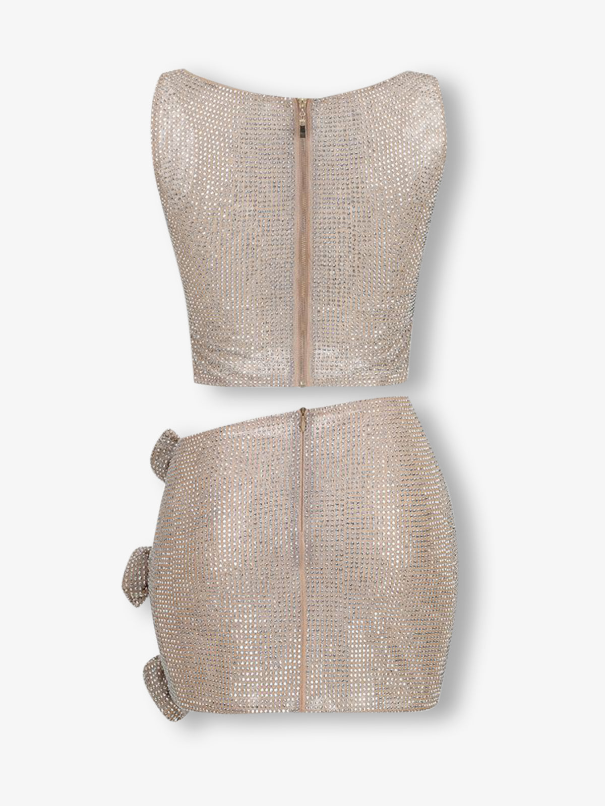 Milan crystal two piece set