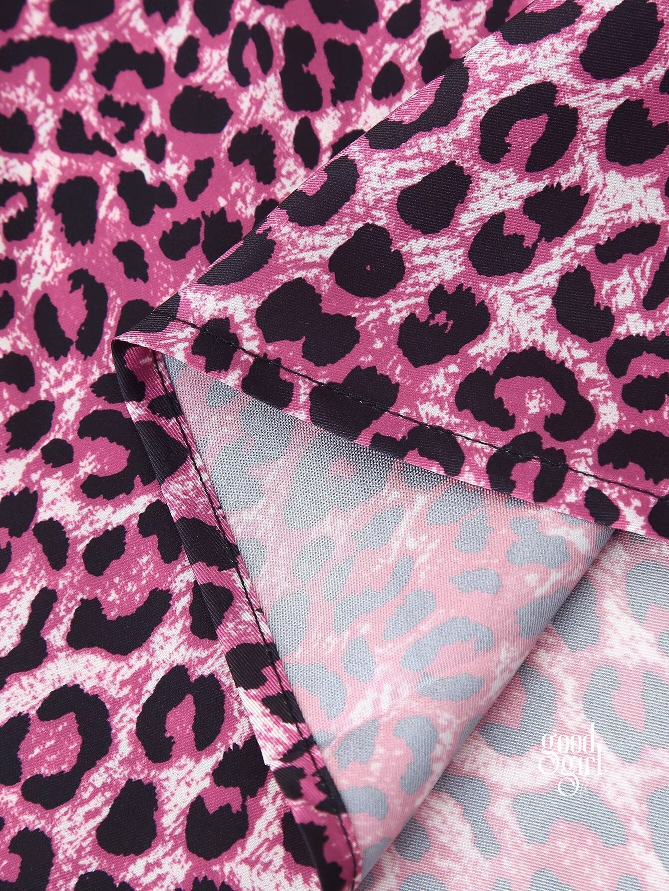 Adya Tie-Dye Leopard Midi Skirt