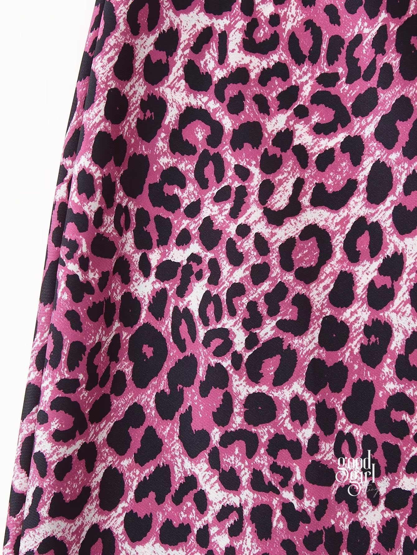 Adya Tie-Dye Leopard Midi Skirt