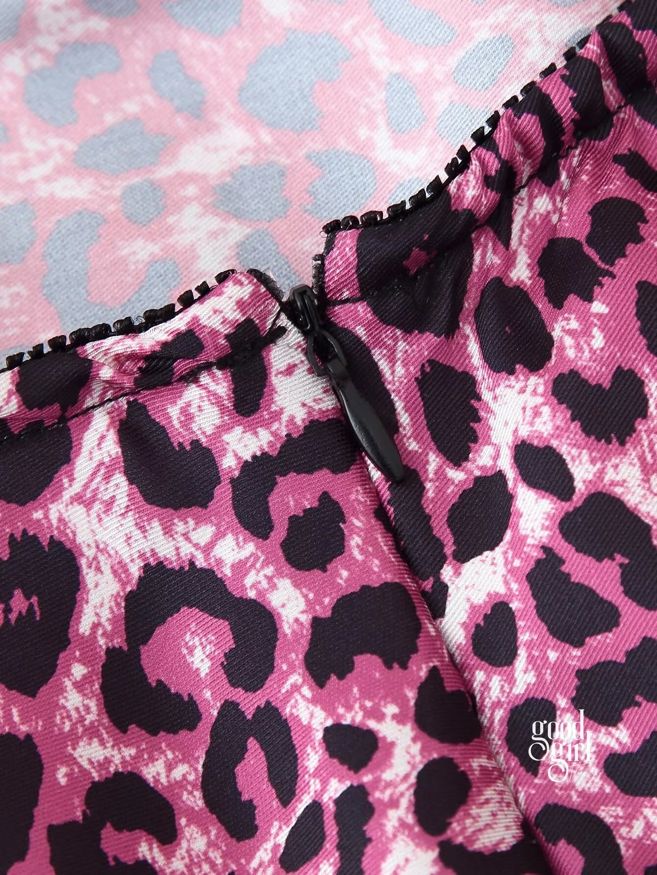 Adya Tie-Dye Leopard Midi Skirt