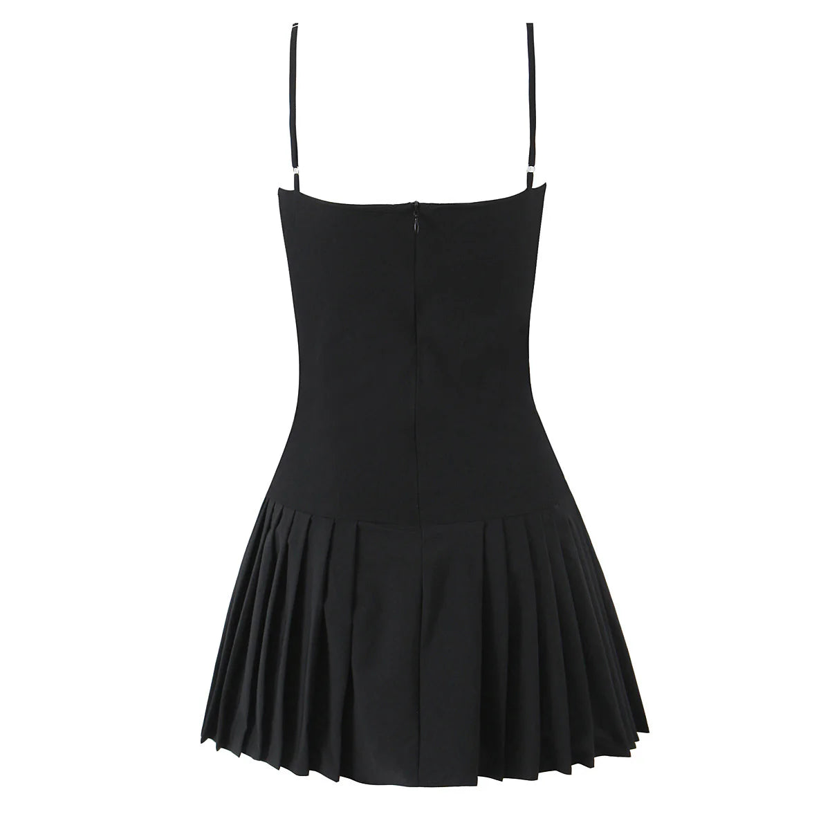 Akari Pleated Mini Dress