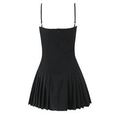 Akari Pleated Mini Dress