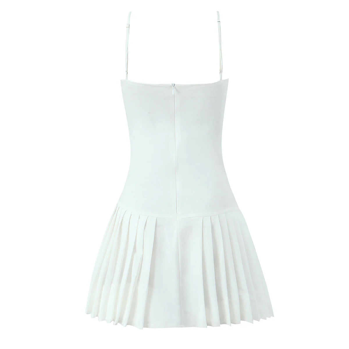 Akari Pleated Mini Dress