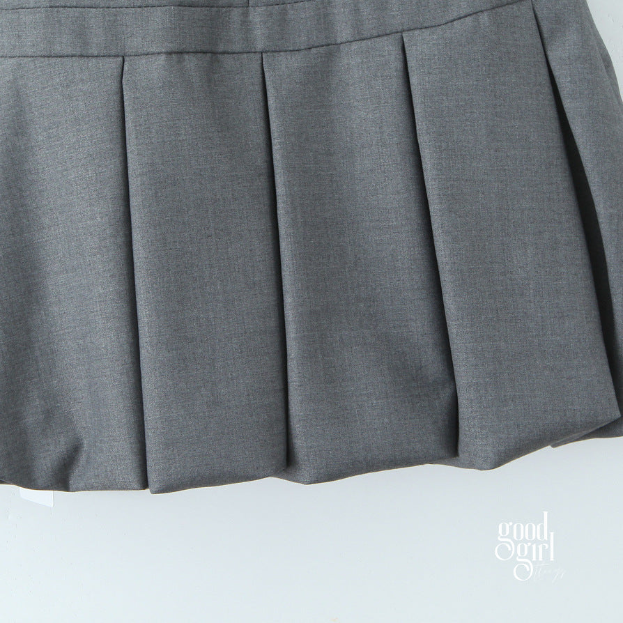 Aloni Pleated Mini Suit Dress