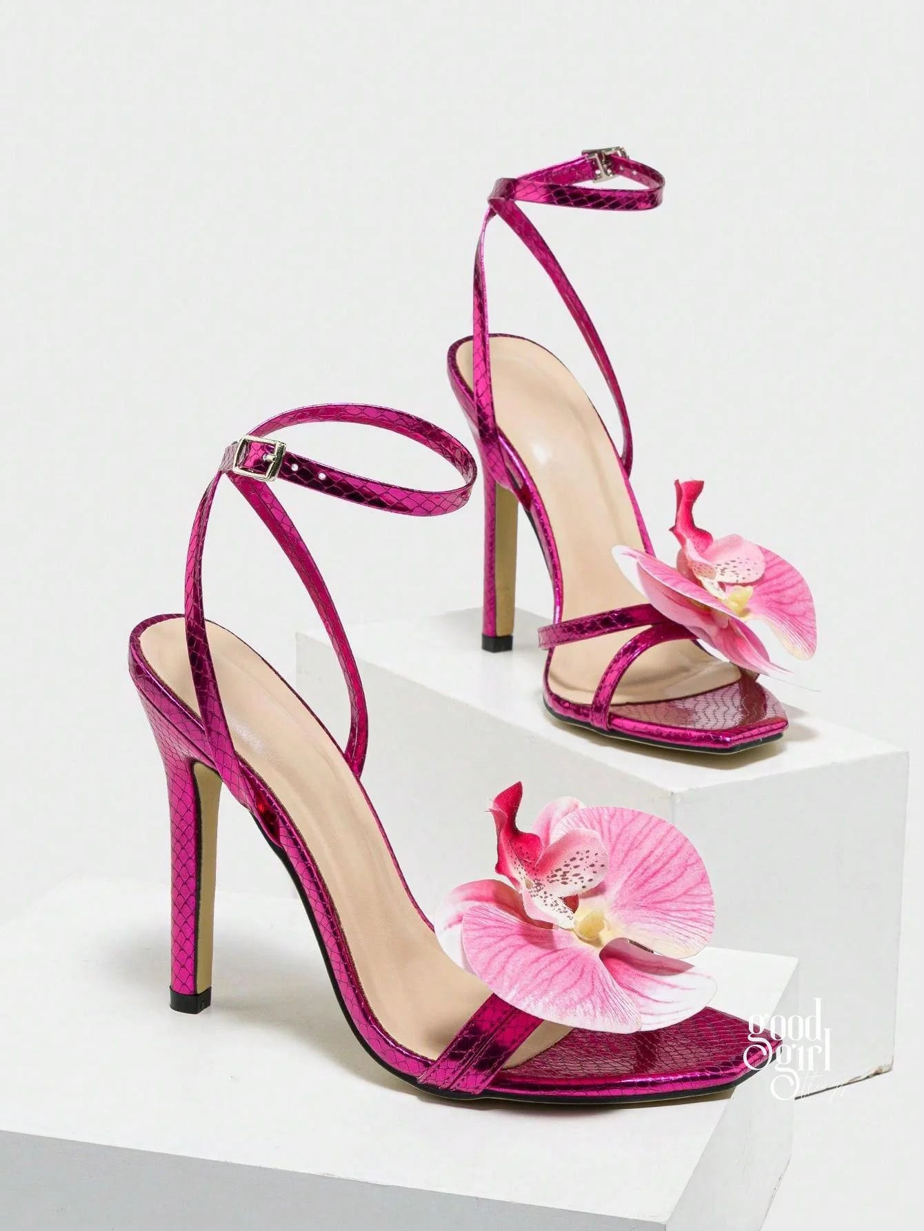 Alyssia Stiletto Butterfly Sandals