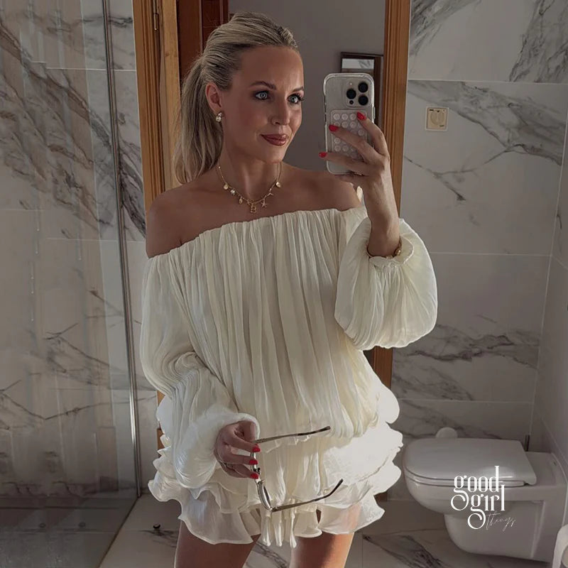 Antonina Off Shoulder Mini Dress
