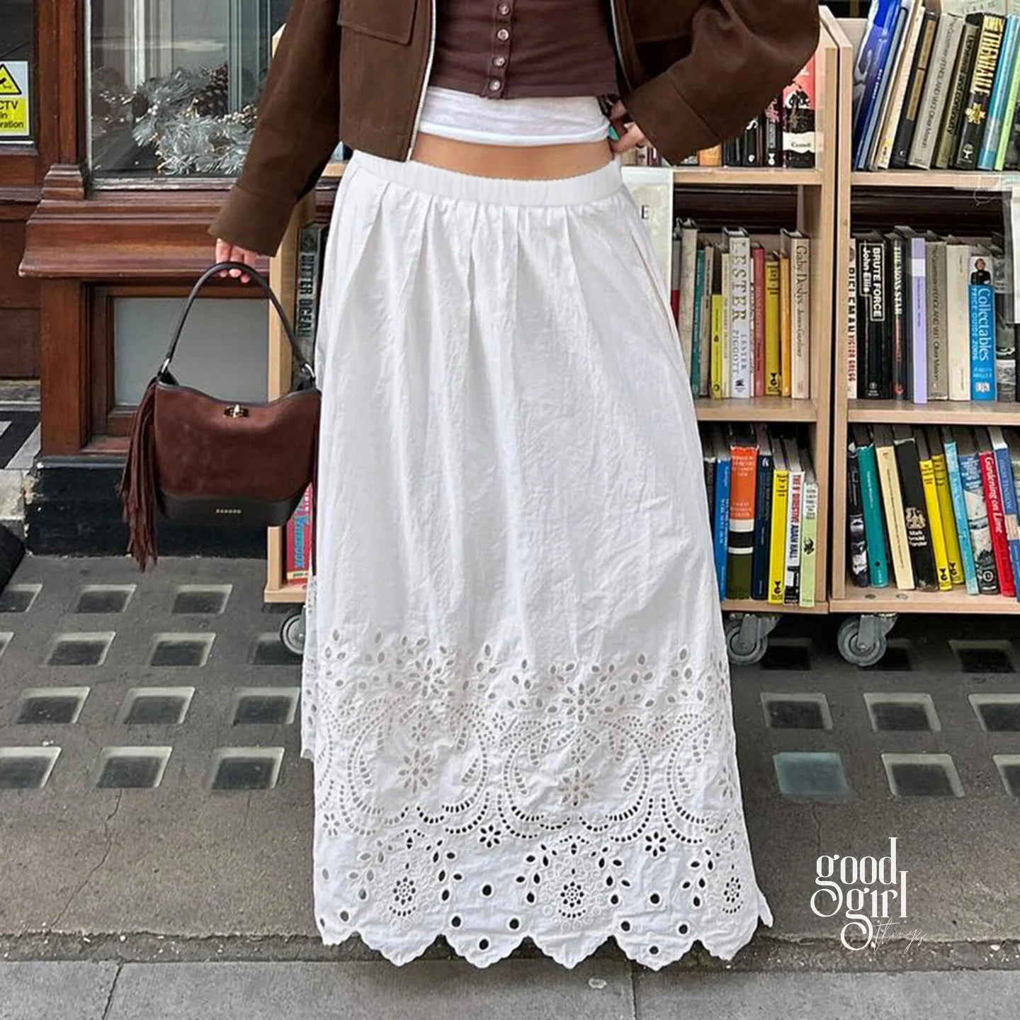 Aspyn Jacquard Maxi Skirt