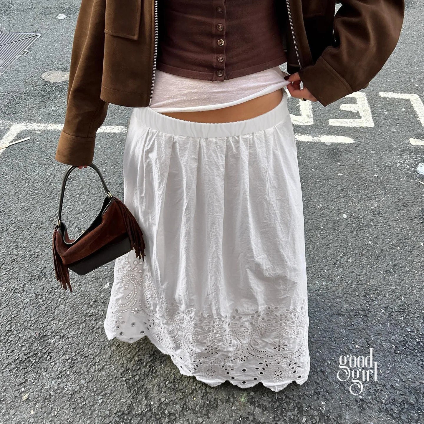 Aspyn Jacquard Maxi Skirt