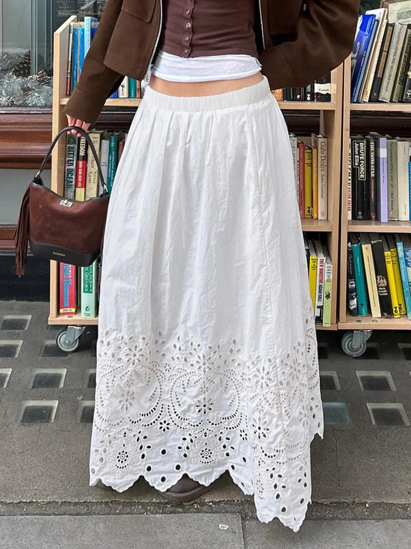 Aspyn Jacquard Maxi Skirt