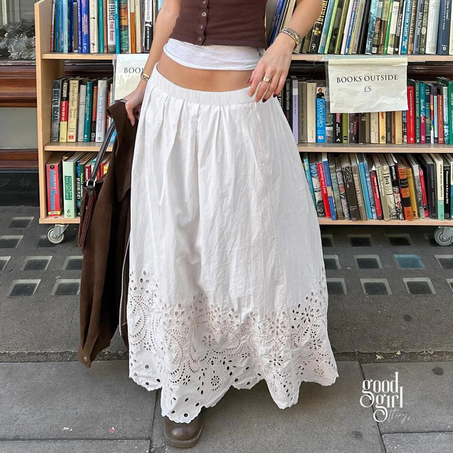 Aspyn Jacquard Maxi Skirt