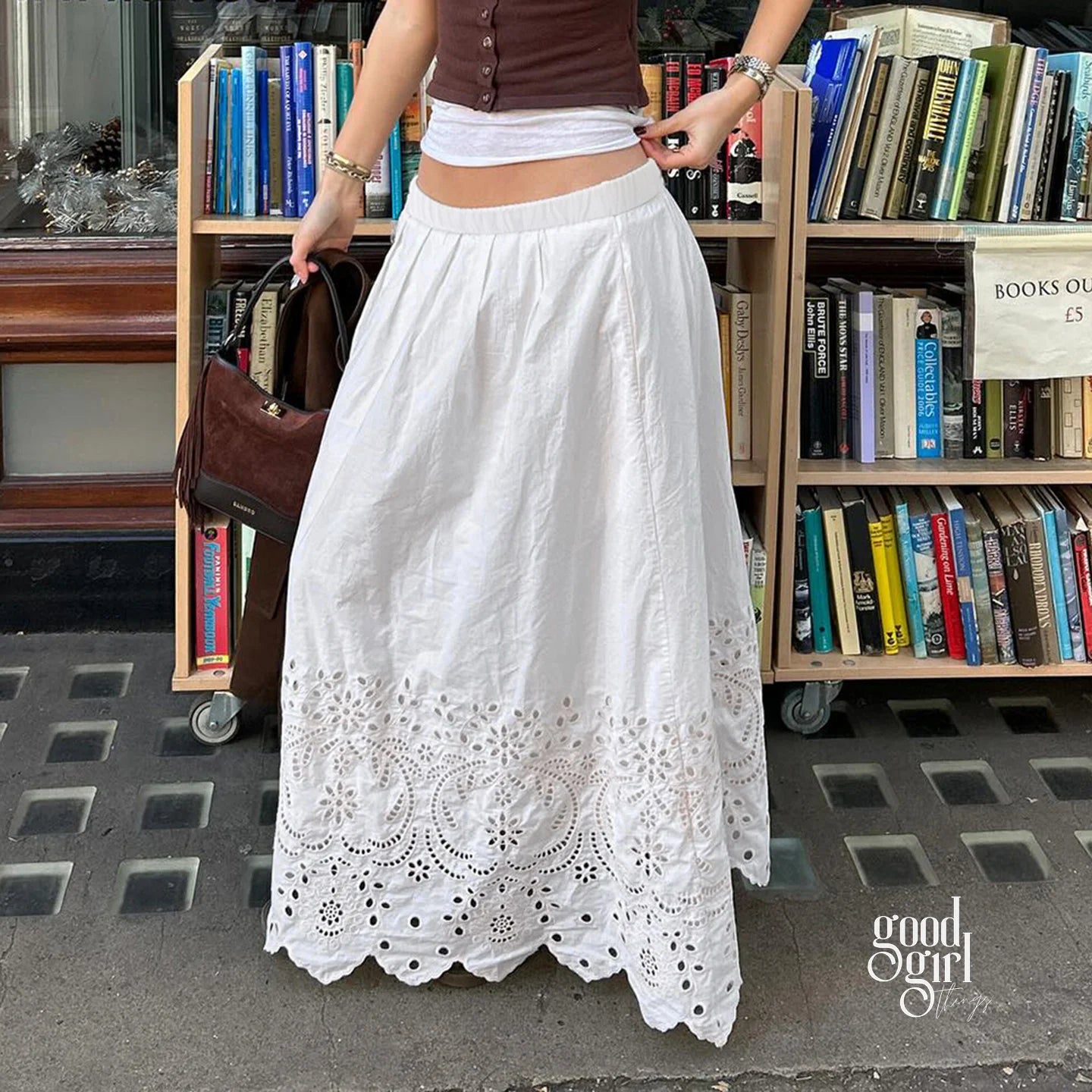Aspyn Jacquard Maxi Skirt