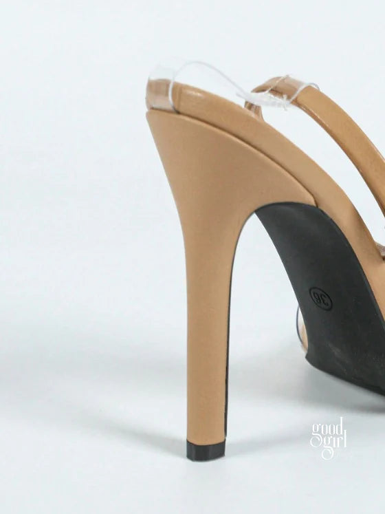 Bellarose Transparent Stiletto Sandals