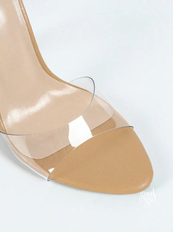 Bellarose Transparent Stiletto Sandals