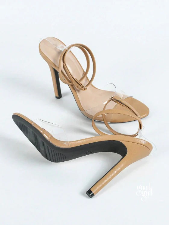 Bellarose Transparent Stiletto Sandals