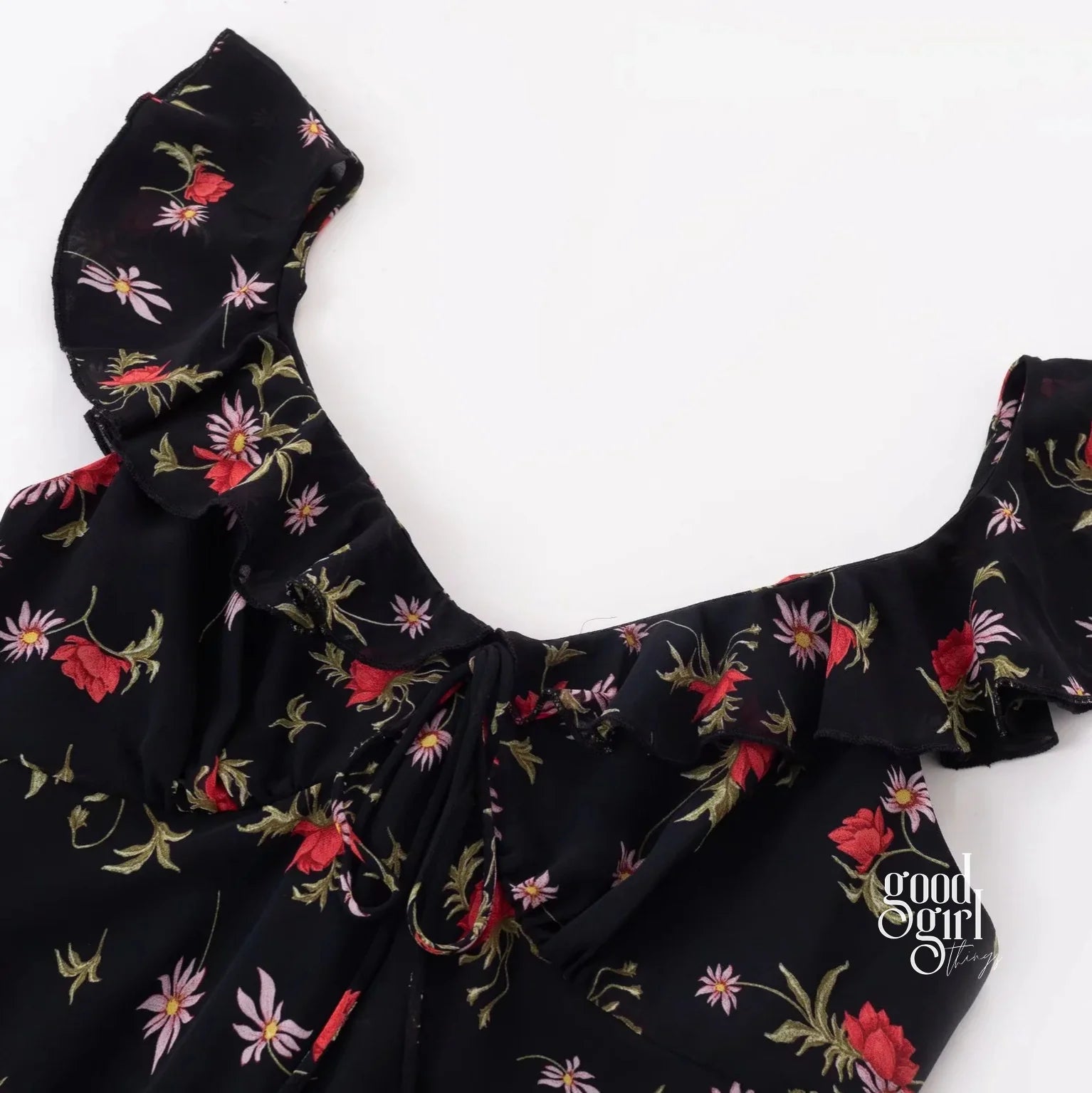 Bexlee Floral Backless Midi Dress