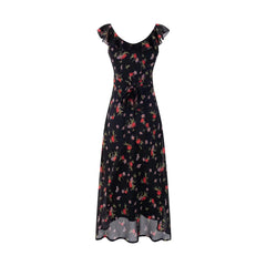 Bexlee Floral Backless Midi Dress
