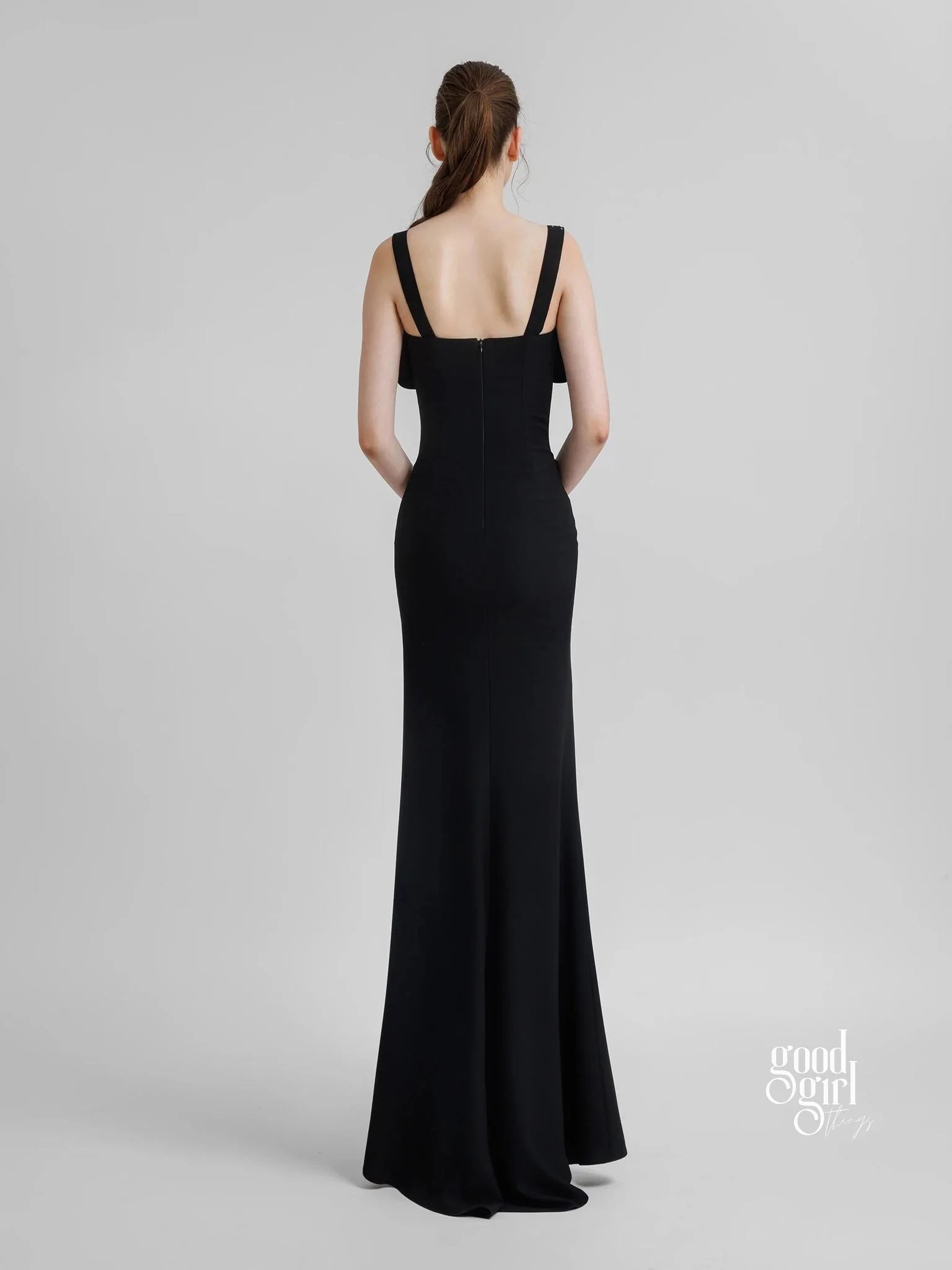 Bruchy Embellished Mesh Maxi Dress