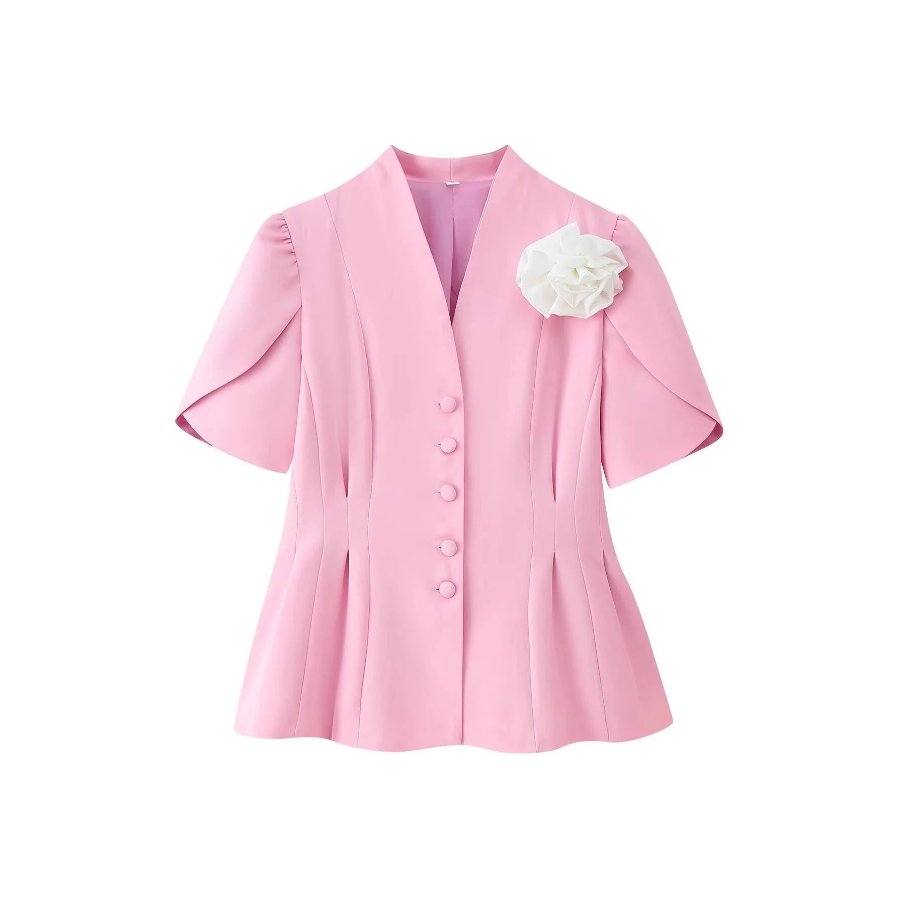 Carley Floral Fitted Blazer