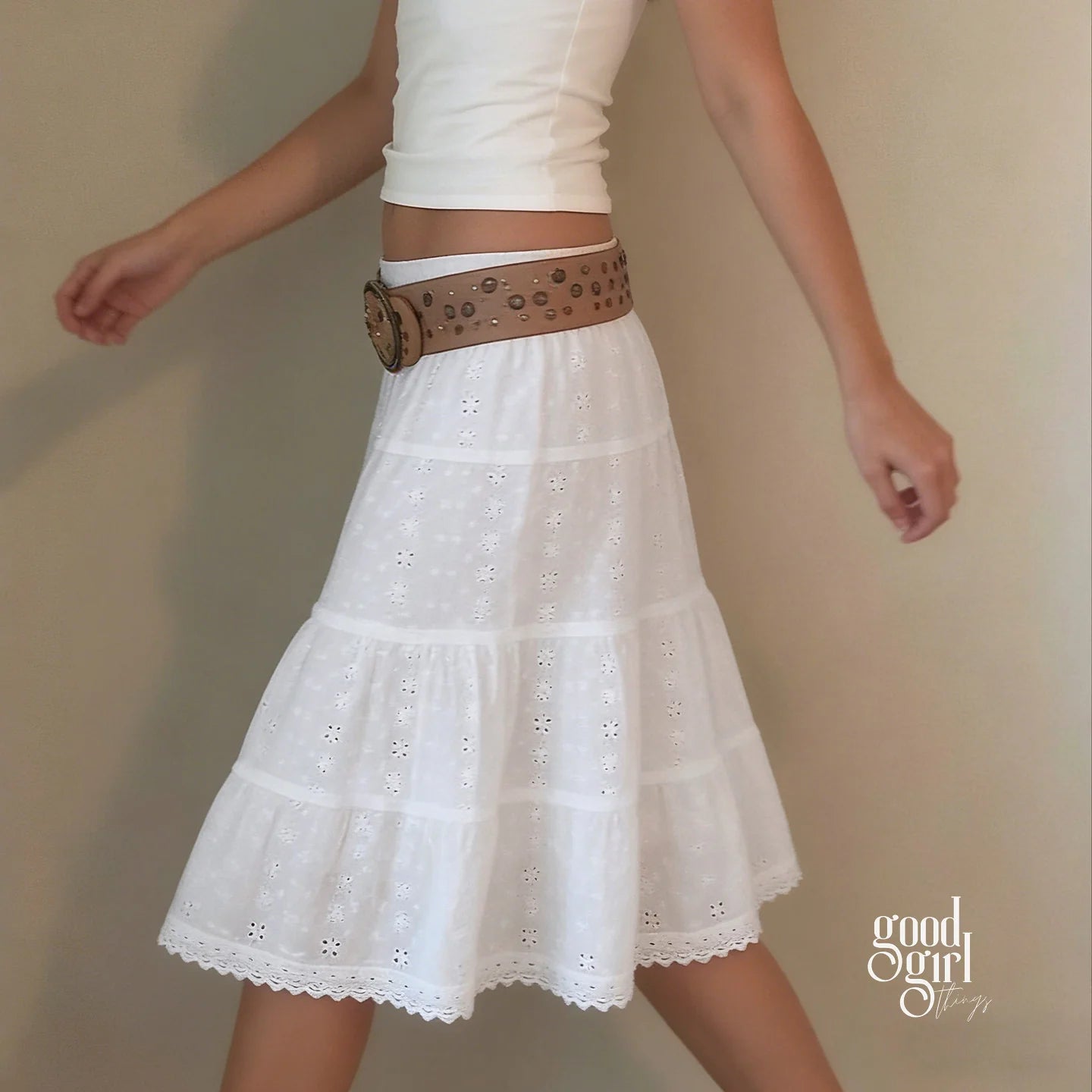 Casandra Jacquard Midi Skirt