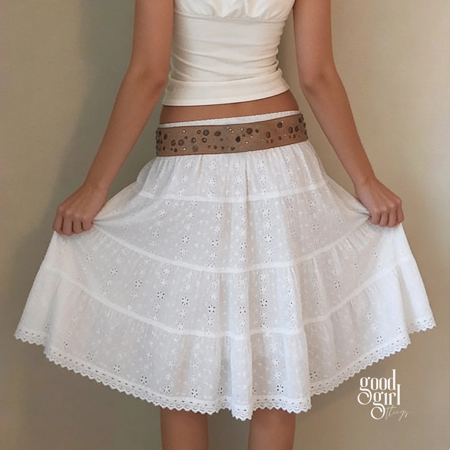 Casandra Jacquard Midi Skirt