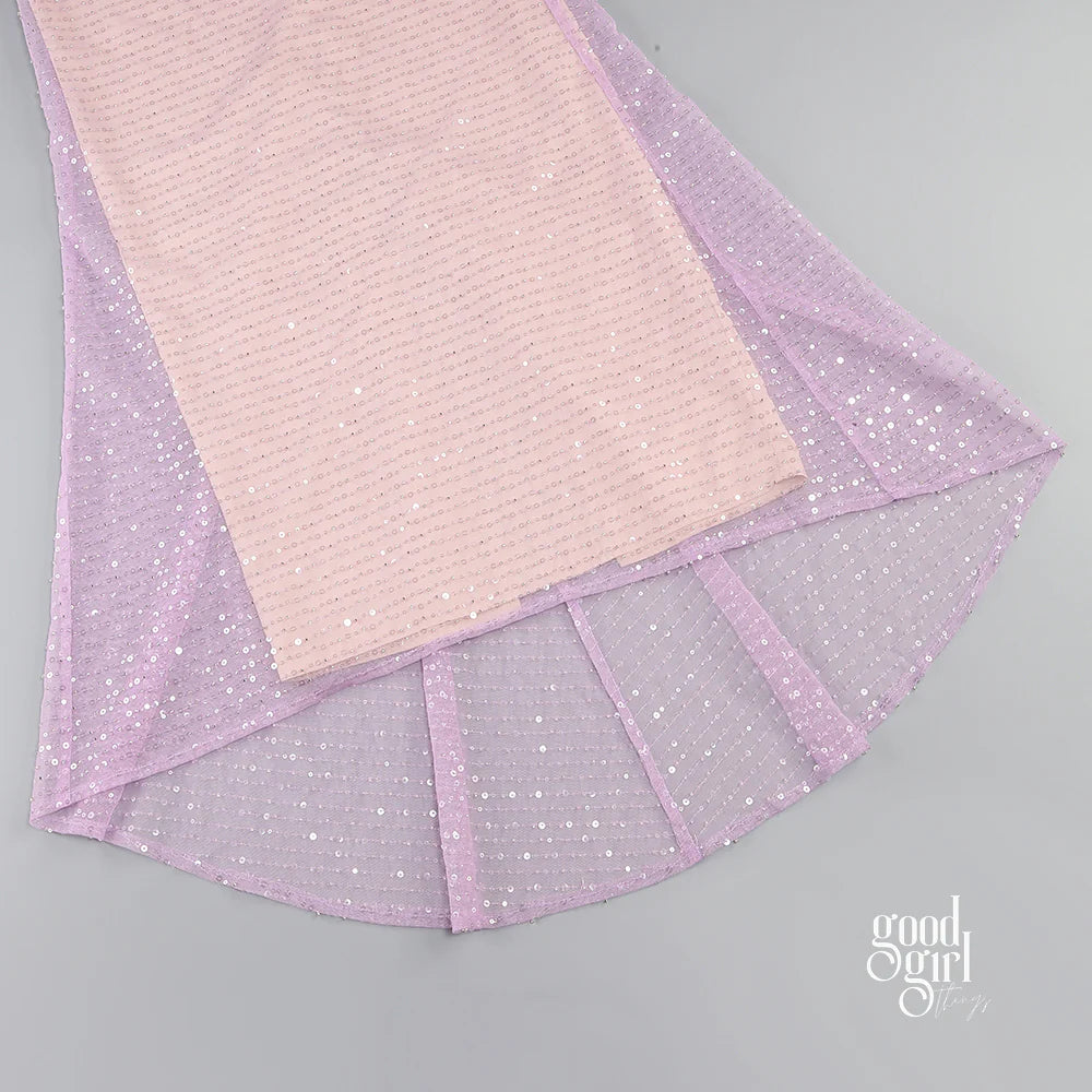 Cayla Sequin Mesh Maxi Dress