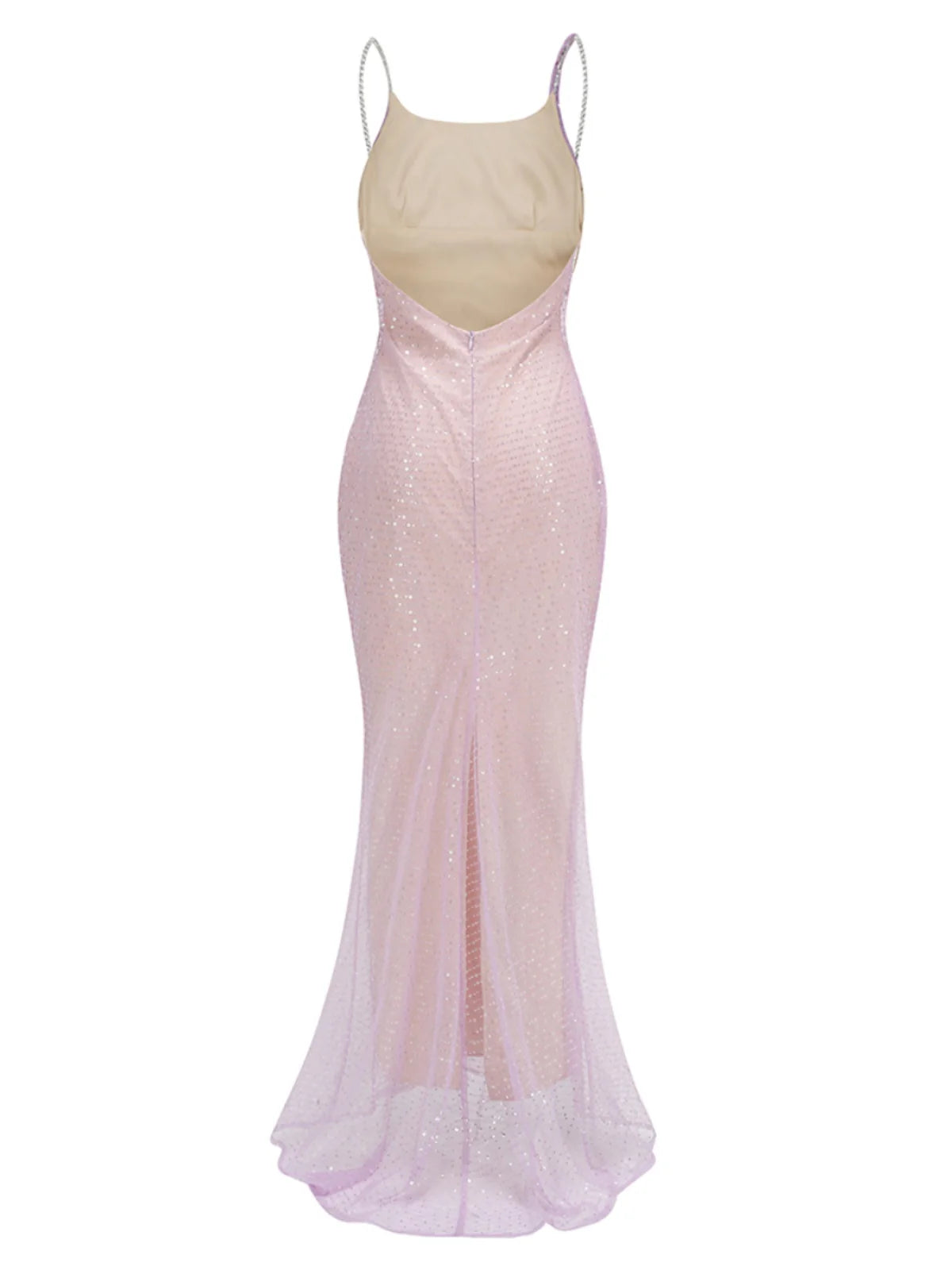 Cayla Sequin Mesh Maxi Dress