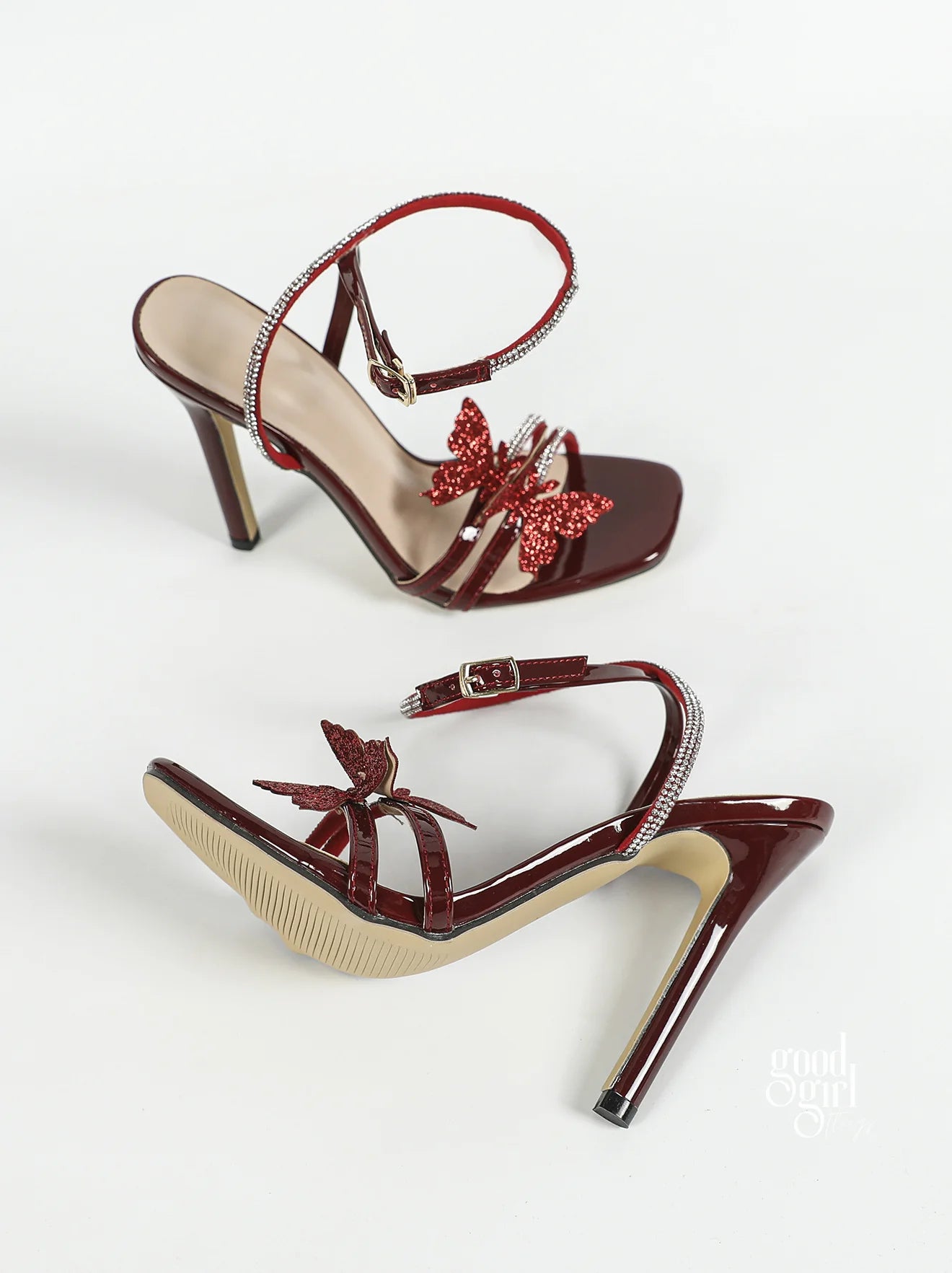 Corrina Butterfly Stiletto Sandals