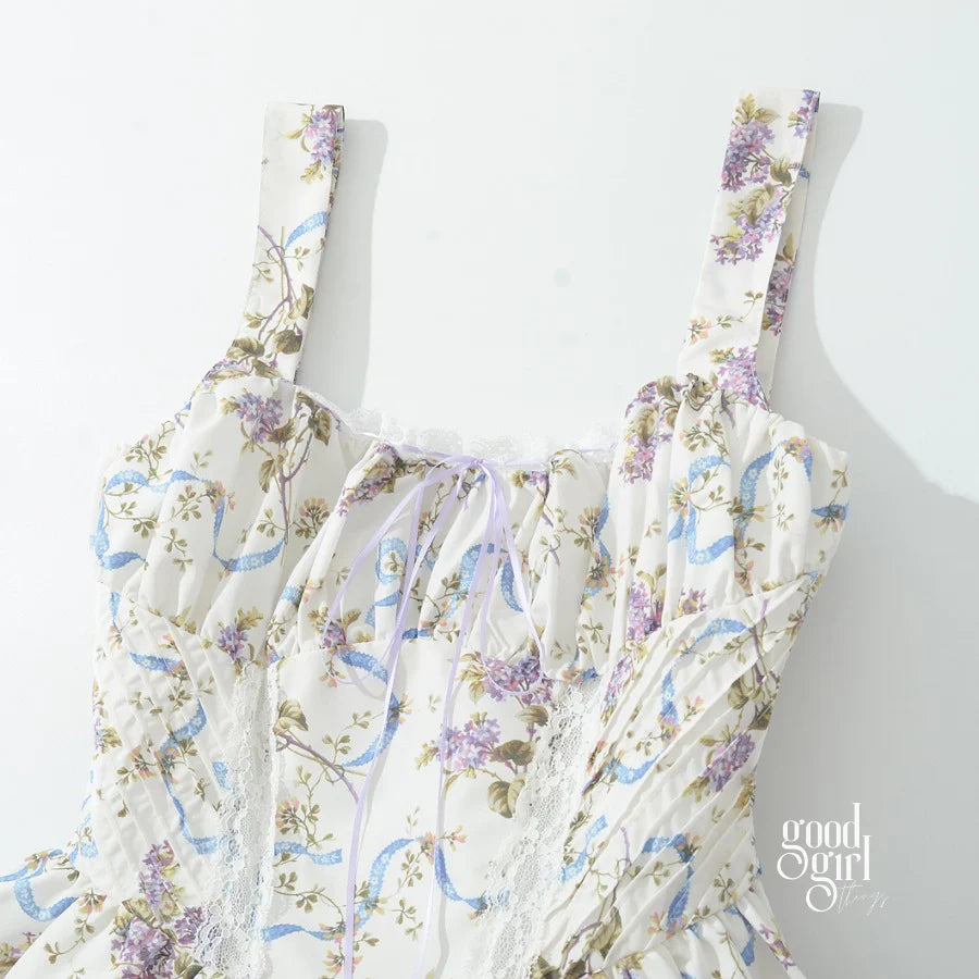 Cosette Floral Lace Mini Dress