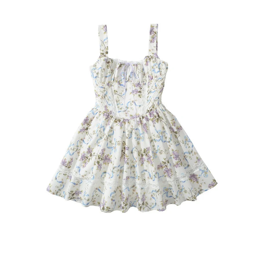 Cosette Floral Lace Mini Dress