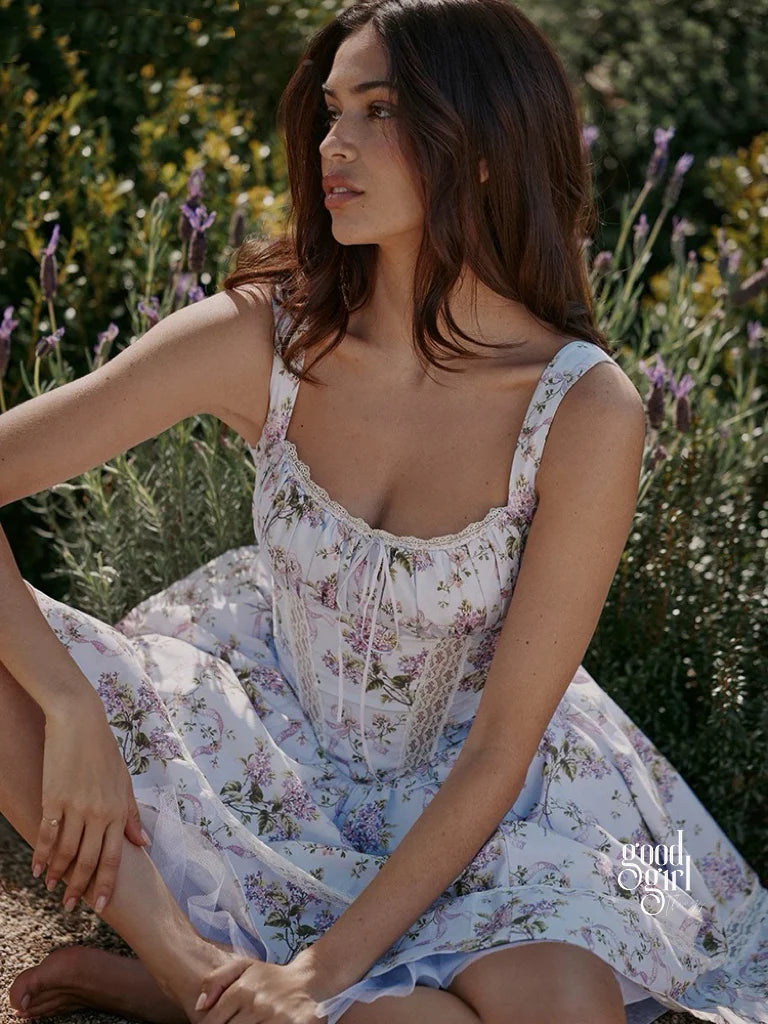 Cosette Floral Lace Mini Dress