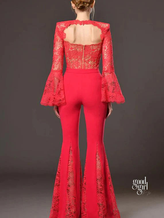 Cristina Lace Pant Set