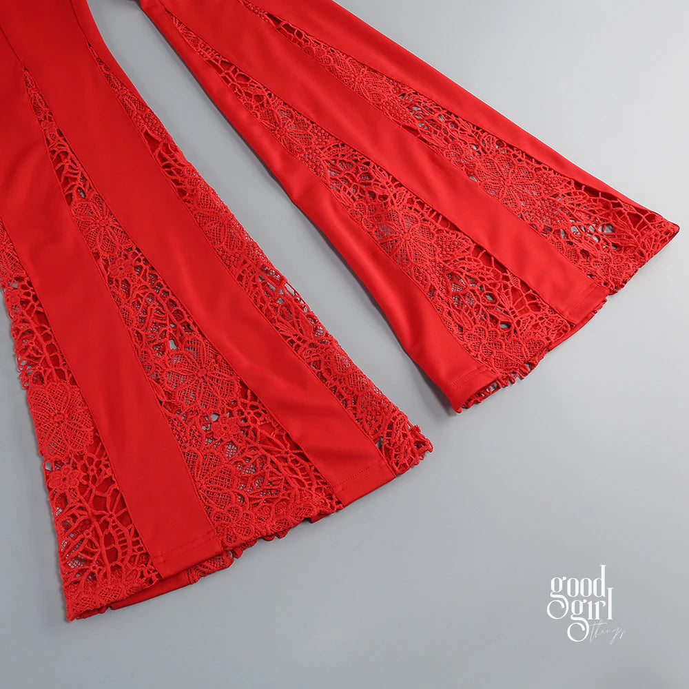 Cristina Lace Pant Set