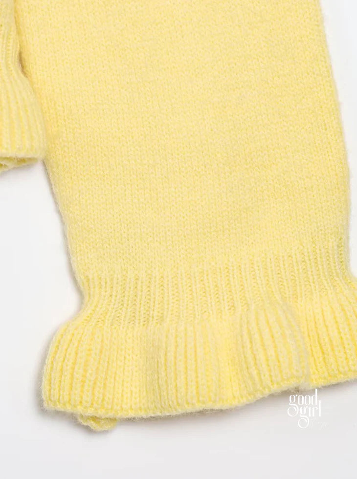 Dakoda Ruffled Knit Cardigan