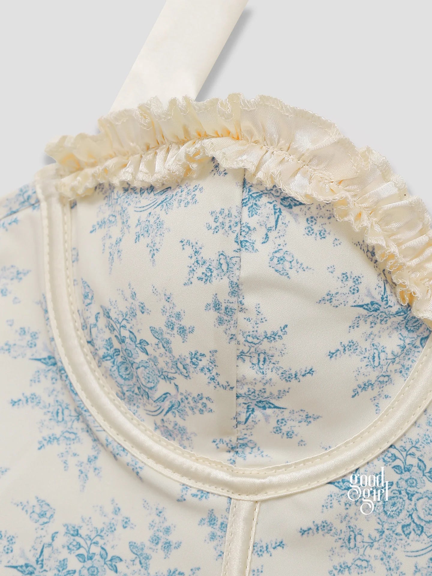 Ellamarie Printed Ruffle Corset Top