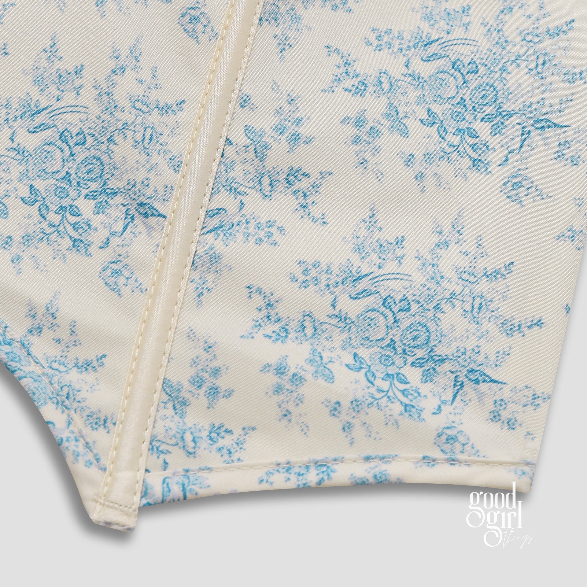 Ellamarie Printed Ruffle Corset Top