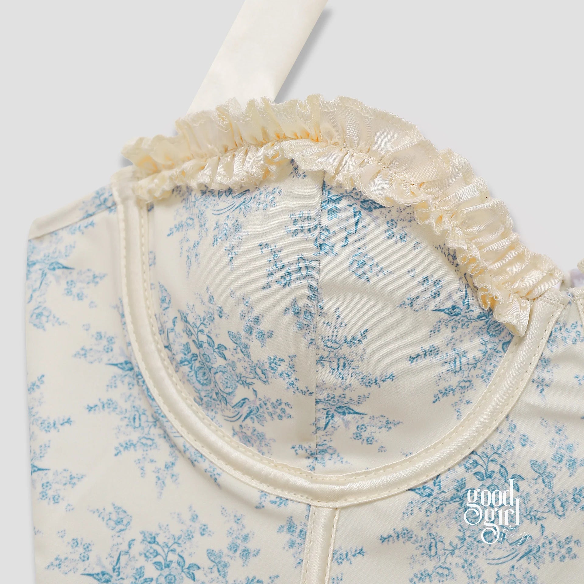 Ellamarie Printed Ruffle Corset Top