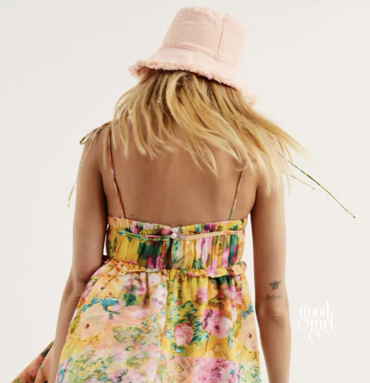 Elleana Floral Ruffle Mini Dress