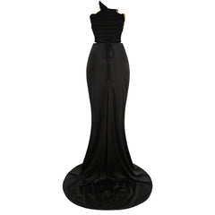 Elliemae Sequin Slit Gown