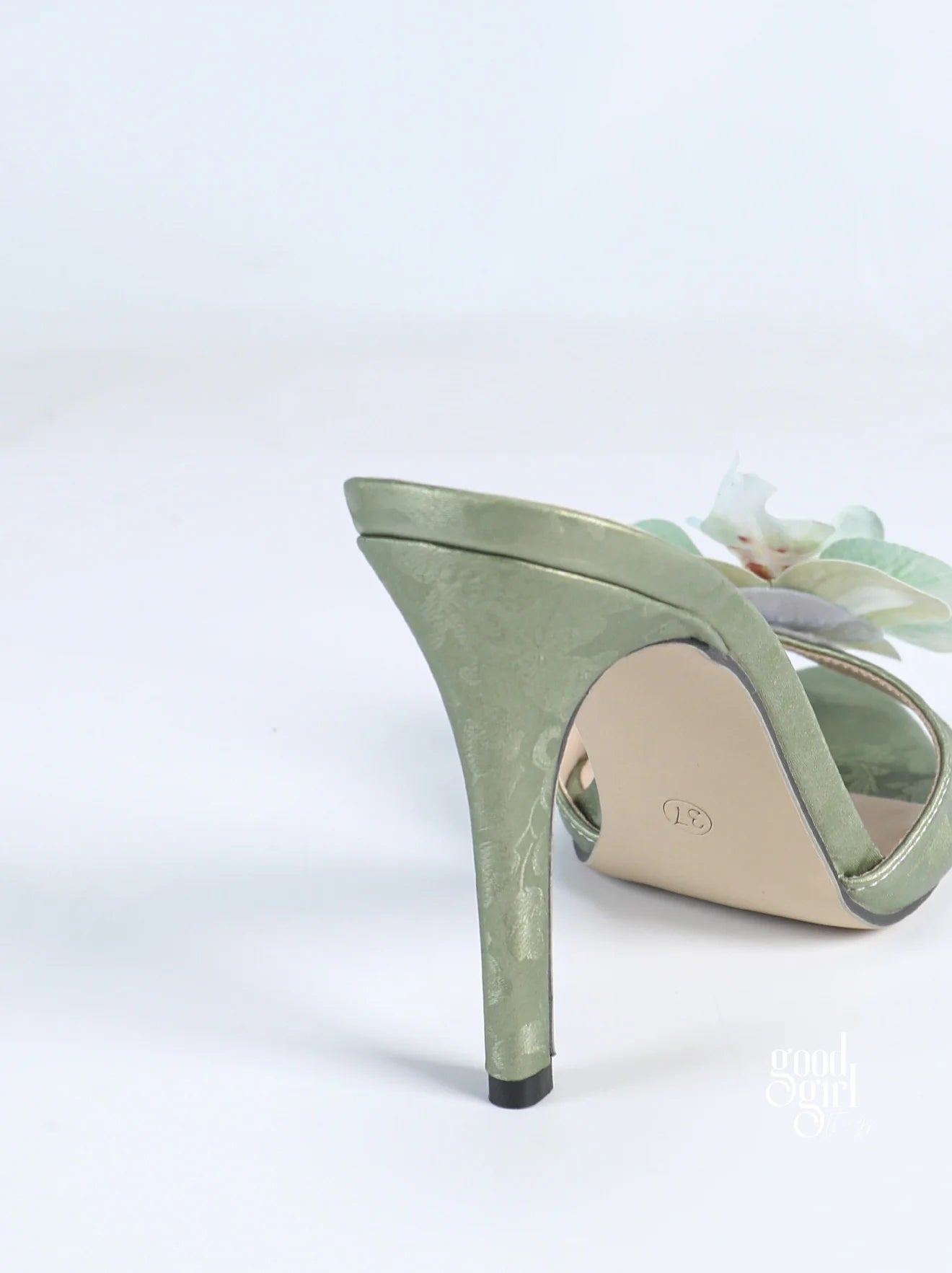 Gretel Floral Pointy Toe Heels