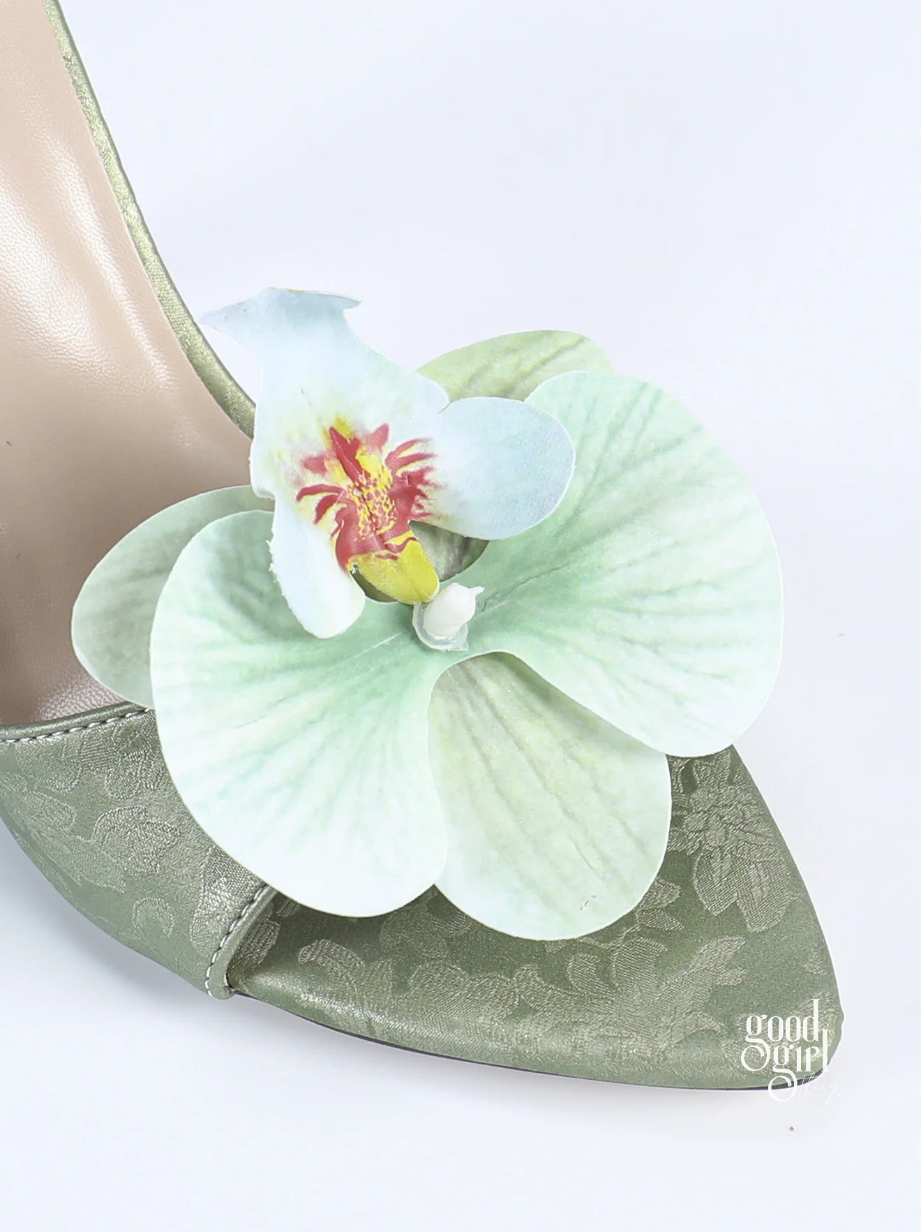 Gretel Floral Pointy Toe Heels
