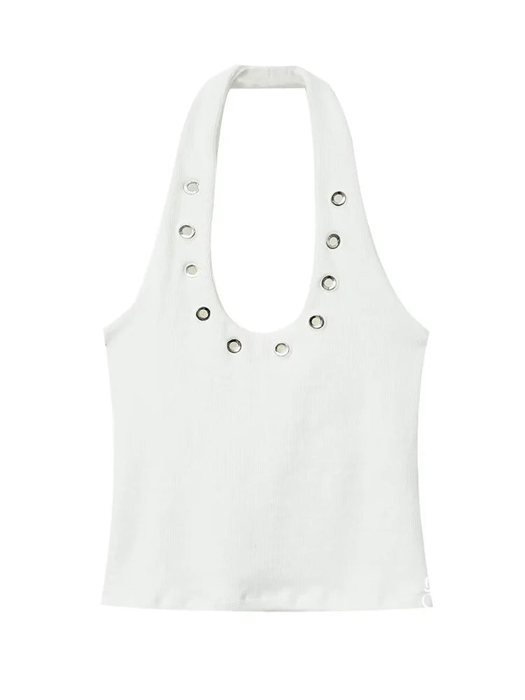Hennessy Halter Backless Top