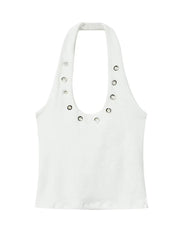 Hennessy Halter Backless Top
