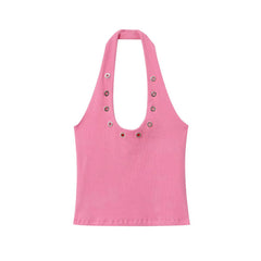 Hennessy Halter Backless Top